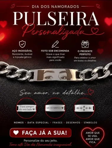 Pulseira personalizada