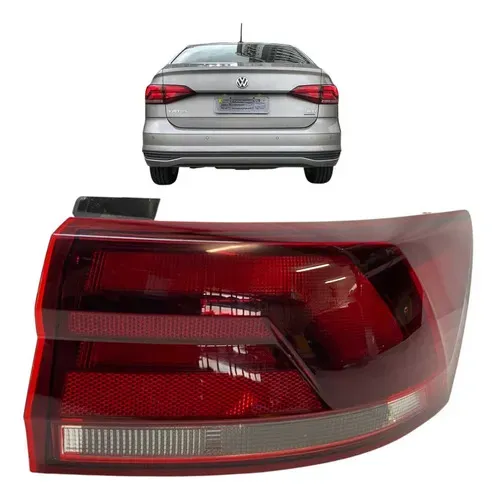 Lanterna Traseira Direita Volkswagen Virtus 2018 A 2022 Direito/passageiro Vermelho