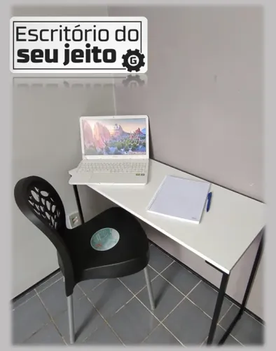 Mesa de Estudo Industrial NOVA Escrivaninha Multiuso para escritório Notebook Computador