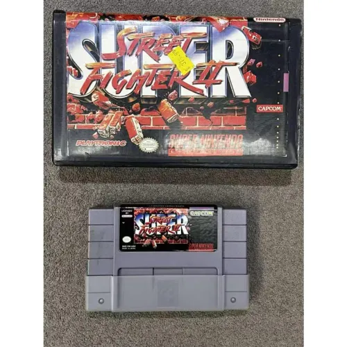 Super Street Fighter 2 - Com caixa de locadora - Versão Nacional Playtronic