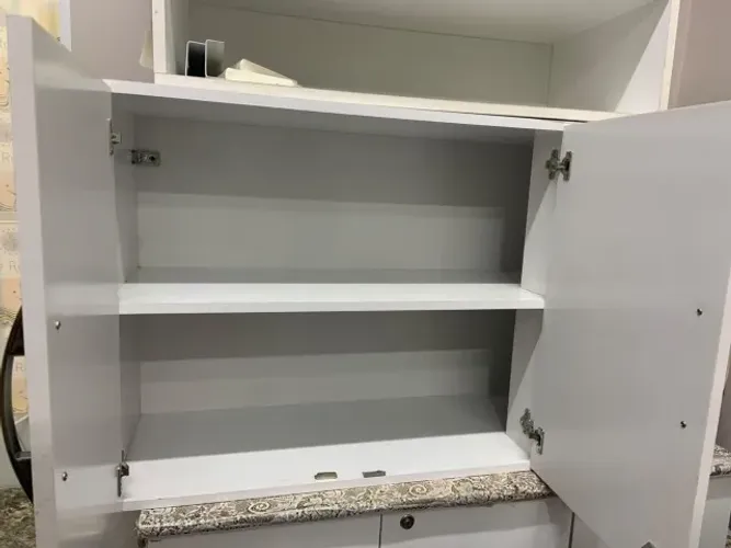 Armário de Arrumação Branco com 3 Portas