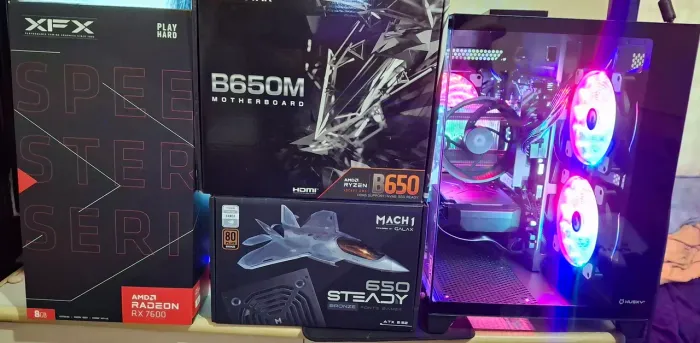 Pc Gamer ryzen 9600X / RX 7600 / 16GB DDR5/ Nvme 1tera