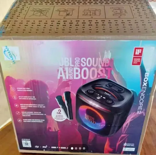 Vendo JBL escore 2 ,com microfones lacrada