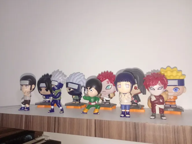 10 bonecos Naruto BK
