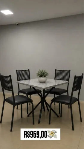 Mesa de Jantar 4Cadeiras ROe