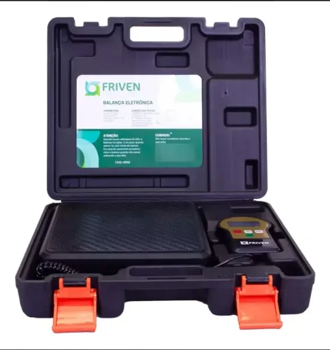 Balança Para Ar Condicionado Refrigeração Até 100kg Digital Preto