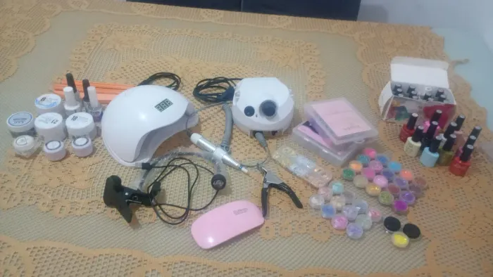 Kit para unha em gel completo 