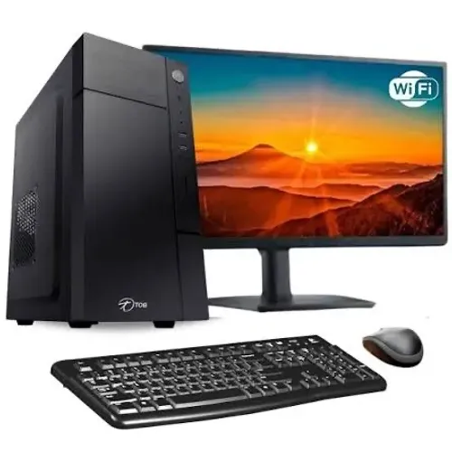 Computador Completo Intel Core i3 4GB SSD 120GB WiFi Monitor 17 HDMI