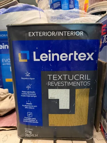 Textura Revestimentos Textucril Acrílico - 23 kg Leinertex e até