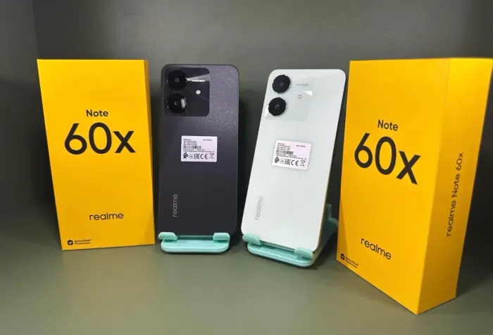 Celular Realme Note 60x 4G 128/04- Verde Preto Lacrado Entregamos Grátis
