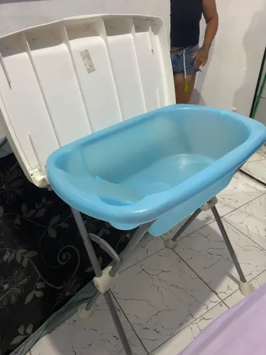 Banheira com trocador 