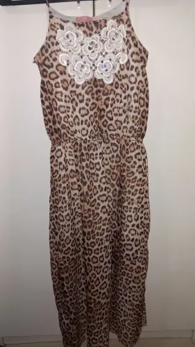 Vestido infantil longo estampado meninas