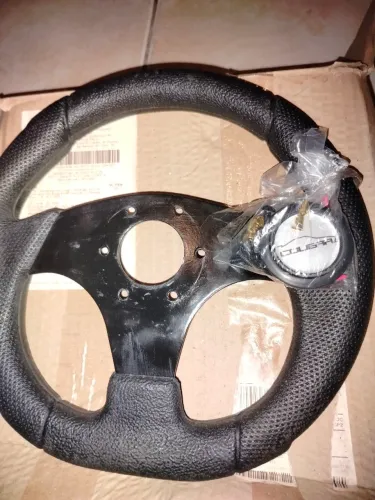 Volante de Fusca/Buggy 33CM em Couro
