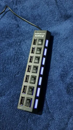 HUB USB 7 PORTAS PARA NOTEBOOK E PC