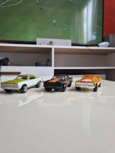 Lote 3 Hot Wheels Plymouth Road Runner - Inclui Verde Lime METAL/METAL