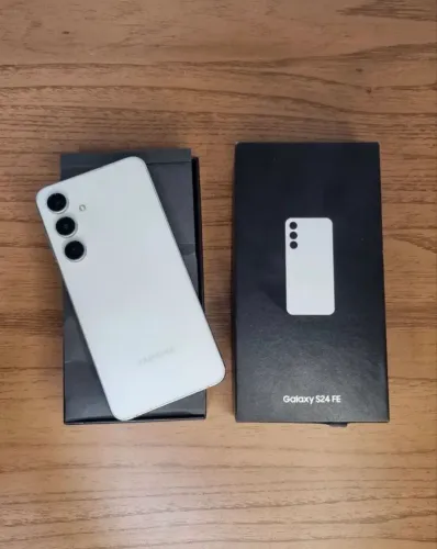 S24FE 256 GB com NF em estado de novo