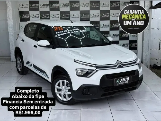 Citroen C3 Live Pack 1.0 Flex 6V 5P Mec. 2025