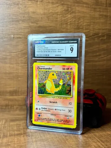 CHARMANDER (001/034) GRADUADA CGC 9