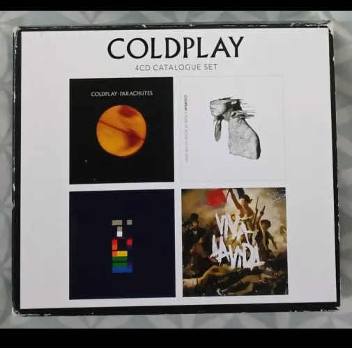 COLDPLAY - Catalogue Set - Box Com 4Cds -Ed. U K e Europa 2012.(Original/Usado)