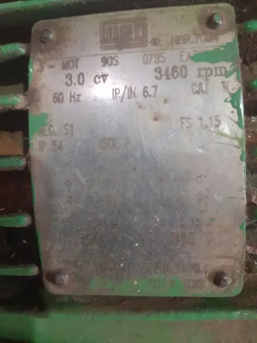 Motor elétrico 3cv trifásico