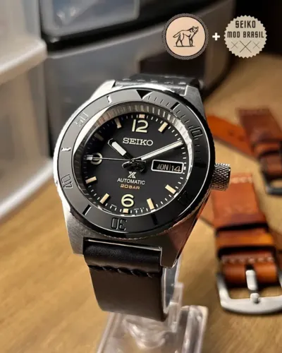 Relógio Seiko Automático Vidro Safira 41mm Zero Sem Uso
