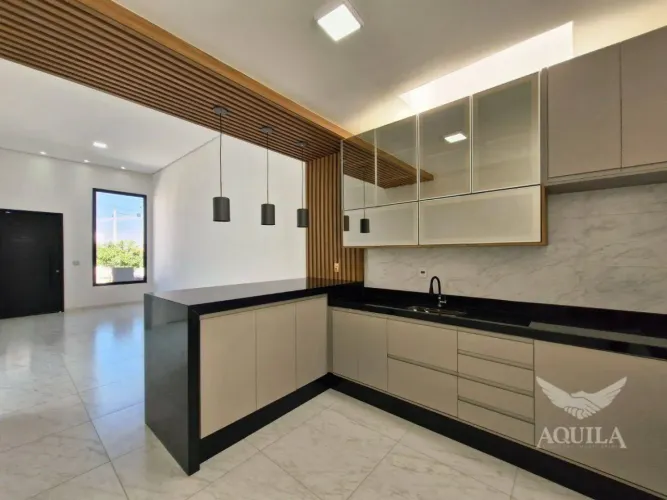 CASA TÉRREA NOVA COM 3 SUÍTES NO CONDOMÍNIO HORTO VILLAGIO - SOROCABA