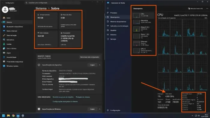 PC Gamer - I7 10700 + 2060S + 32GB DDR4 + Monitor / Periféricos simples