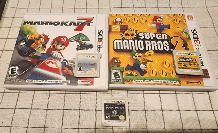 3 Jogos de Nintendo 3ds (preço do lote)
