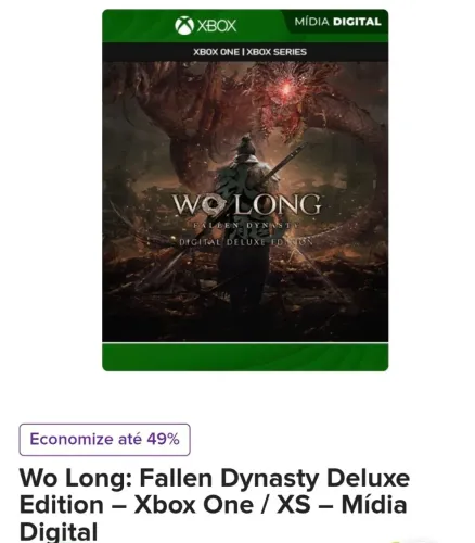 Jogo xbox serie s/x wo long 