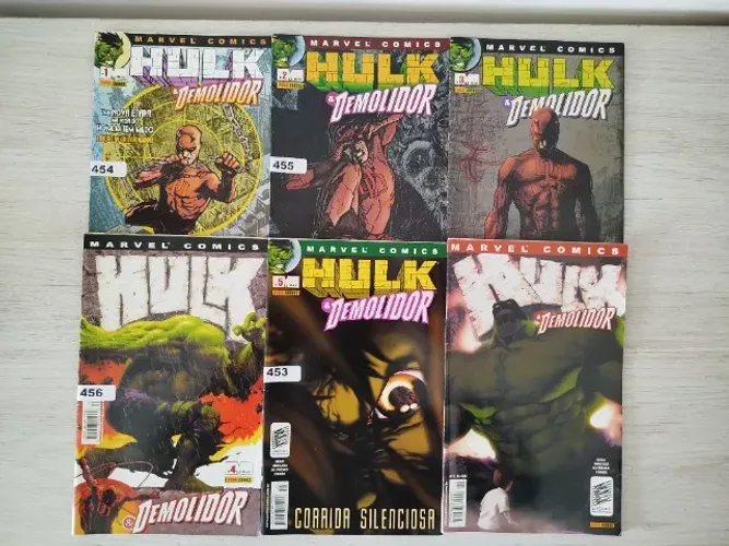 HQ Quadrinhos Hulk & Demolidor (completo em 12 volumes)