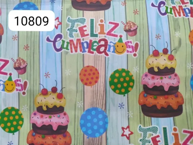 papel de presente clássico de aniversário (100 folhas) 1809