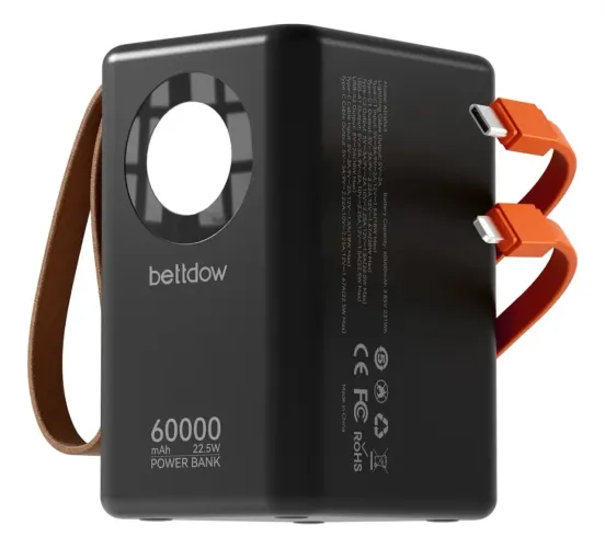 Powerbank 60000mah Carregador 22.5w Portátil Carga Rápida