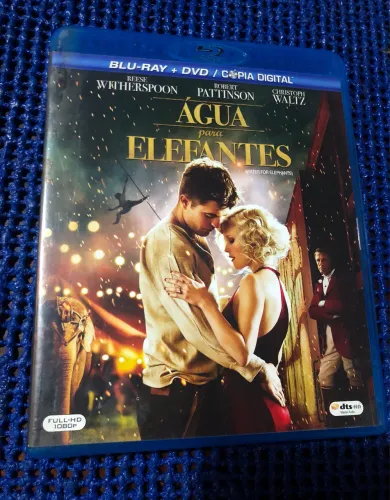 Combo Blu-ray + DVD Água Para Elefantes - Edição Especial Impecável