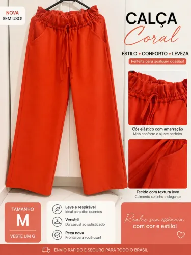 Calça pantalona