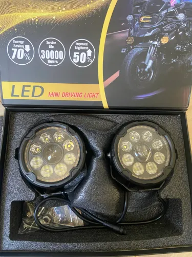 Luzes 4,5 polegadas, Alto e Baixo com DRL Âmbar, Milha, Neblina Big Trail