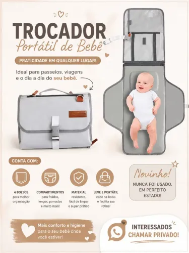 Trocador portátil de bebê 