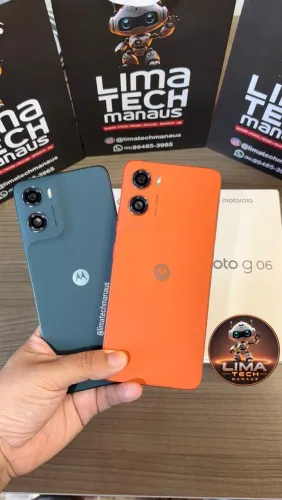 Motorola G06 128GB LACRADO COM NOTA FISCAL e GARANTIA, ENTREGA GRÁTIS!