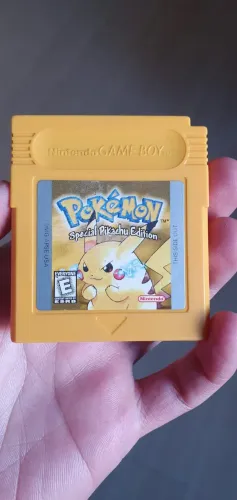 Pokémon Yellow Original Americano USA Salvando - Game Boy