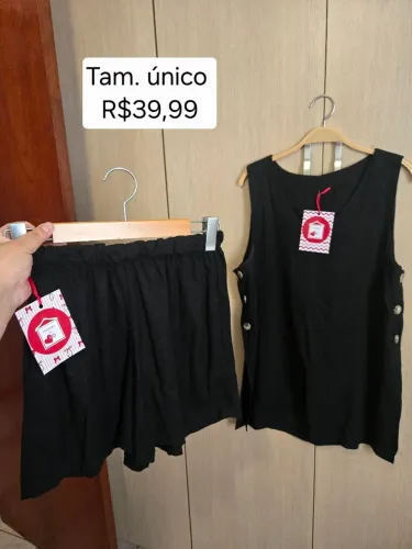 Conjunto feminino tamanho unico
