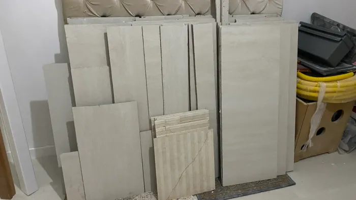 Doação sobras porcelanato