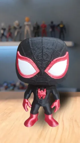 Figure Spiderman Miles Miniatura Colecionável Gamer Exposição Decorativo