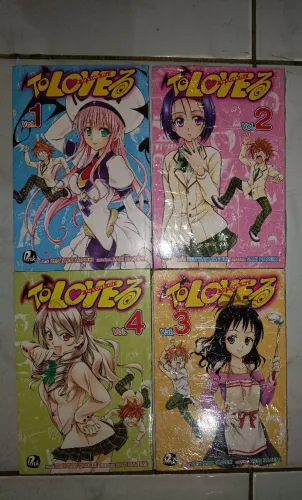 Mangás To Love Ru Vol 1 ao 4