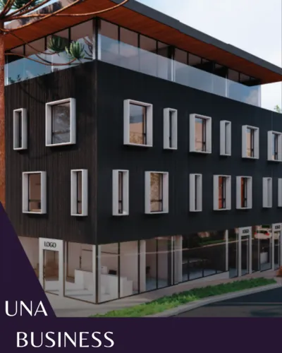 SALA COMERCIAL TÉRREA - EDIFÍCIO UNA BUSINESS - Bairro Neva, 1 vaga, área total 133m²