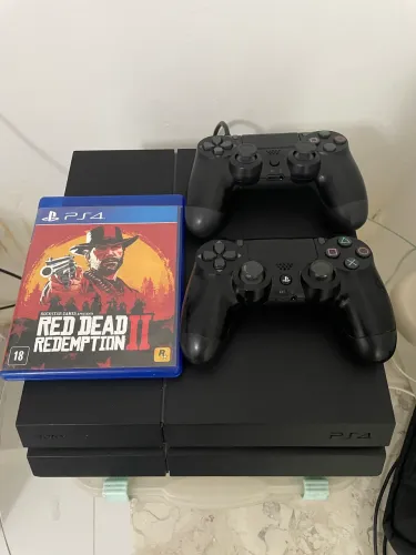 PS4 2 Controles - Com Red Dead Redemption II