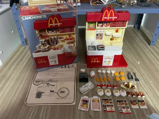 Lanchonete Mcdonald's Antiga Estrela Para Colecionadores!