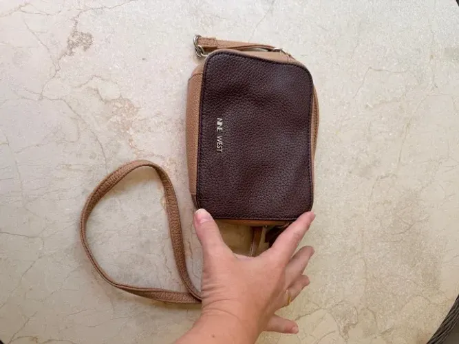 Bolsa Feminina Nine West Marrom com Alça Transversal