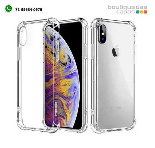 Capa case tpu borda Anti Impacto Iphone X Xr Xs Max plus 11 11 pro max