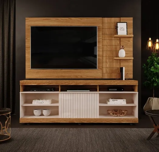 Sala home rack painel