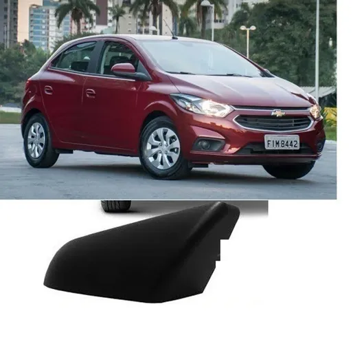 Capa do retrovisor moldura Aplique Preto onix todos valor unitário pal