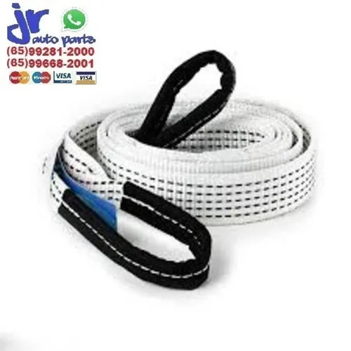 Cinta Reboque 5 Ton X 50mm X 4 Mts Off Road Costura Dupla